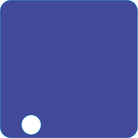 Dark blue square background