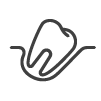 Posterior molar X-ray icon